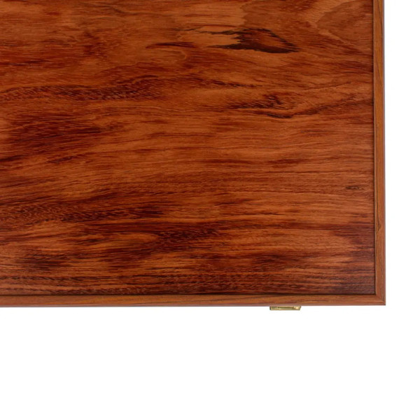 BACKGAMMON FOR GAME MANOPOULOS - ROSEWOOD BLACK & OAK POINTS, 48 X 53 CM