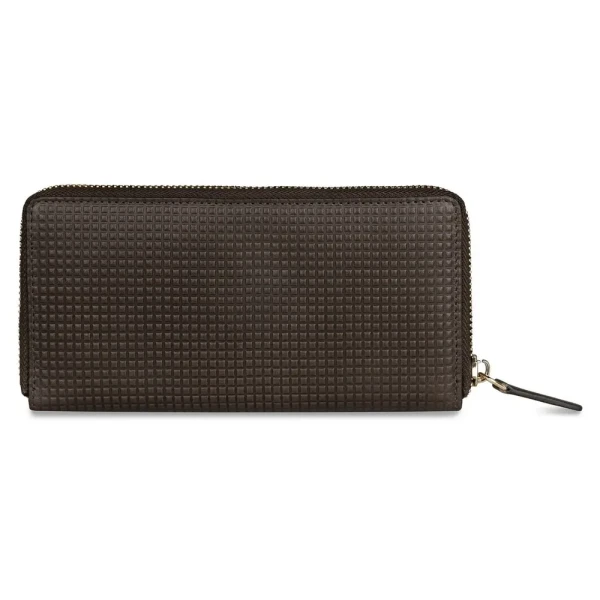 Дамски портфейл Bugatti - Noemi Long, RFID защита, тъмнокафяв