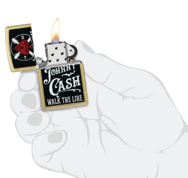 Запалка Zippo - Johnny Cash, 1932 Design