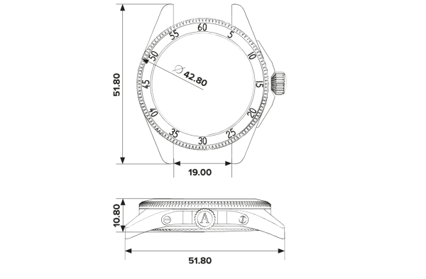 AVIATOR AIRACOBRA GMT 42.8MM V.1.37.7.305.4