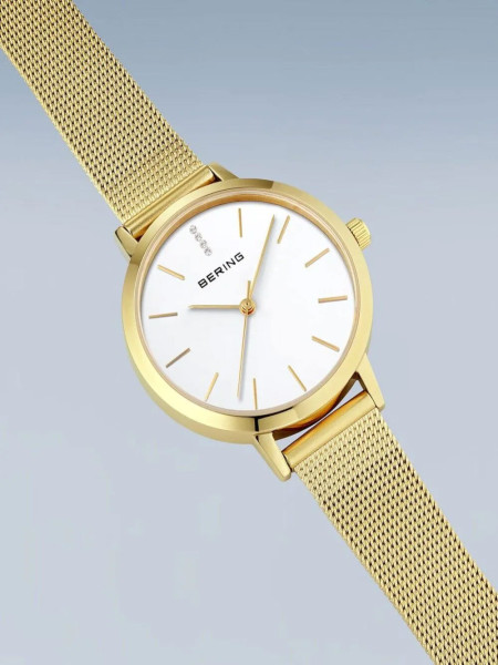 Дамски сет часовник и колие Bering Classic 13434-334-GWP