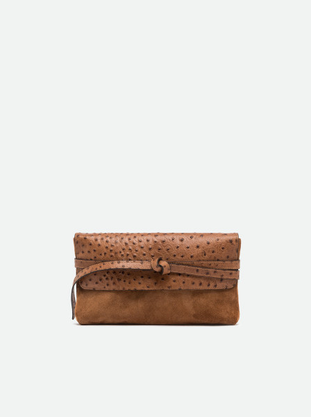 Дамска чанта Gianni Chiarini Belty BS 12546 CM-STEMU-099 Cognac