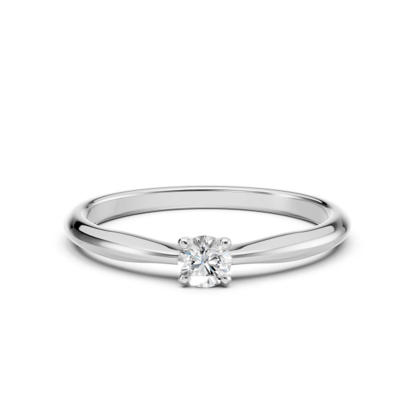 Cara пръстен с диамант 0.20 ct – ЗЛАТНО БИЖУ 14К K101-10021W(3.7)/14K