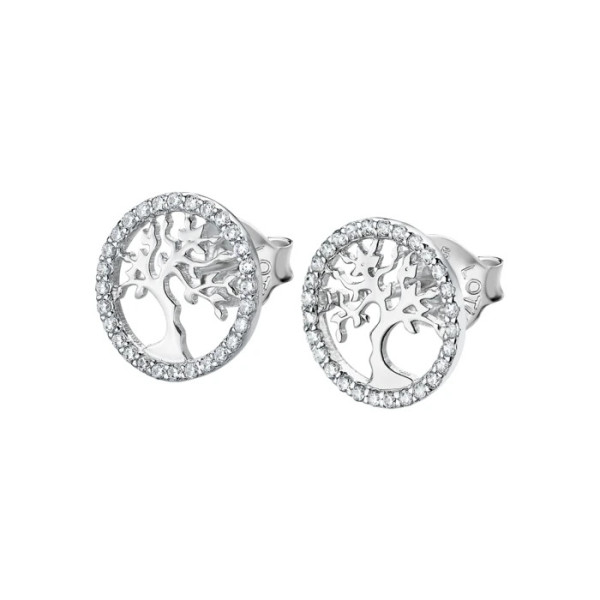 LOTUS SILVER EARRINGS LP1778-4/1