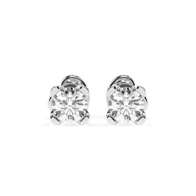 CARA Златни обеци с GIA сертифицирани диаманти K102-10089W