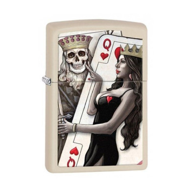 Запалка Zippo Skull, King, Queen Beauty