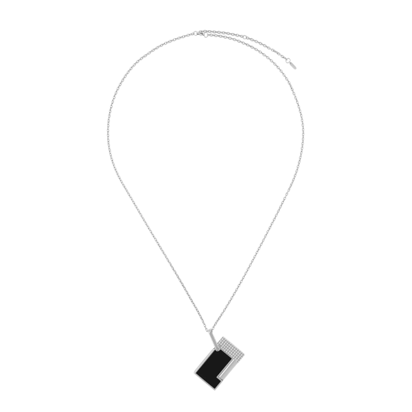 Запалка S.T.Dupont Lighter Necklace Lacquered Silver K27076CH