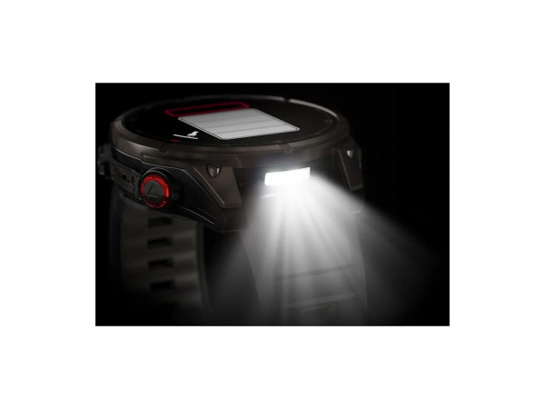 GARMIN FENIX 8 PRO 47MM AMOLED SAPPHIRE CARBON GRAY DLC TITANIUM С BLACK/PEBBLE GRAY СИЛИКОНОВА КАИШКА 010-03198-01