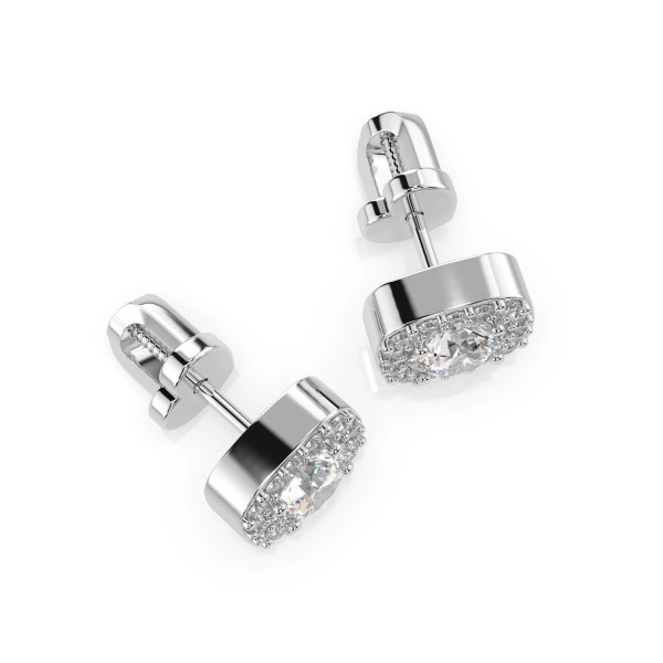 Златно бижу Cara обеци с диаманти 0.80+0.20 ct GIA сертификат K102-10152W