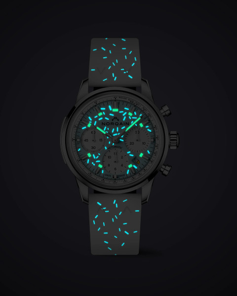 часовник norqain sprinkles бяла силиконова каишка цветен циферблат classicwatches.bg