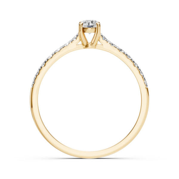 Cara пръстен с диаманти 0.30+0.21 ct GIA сертификат – ЗЛАТНО БИЖУ 14К K101-10094Y(4.2)/14K
