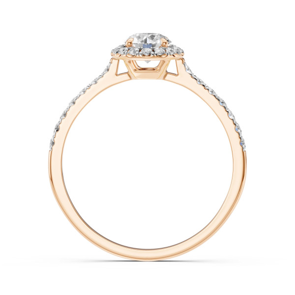 Cara пръстен с диаманти 0.50+0.29 ct GIA сертификат – ЗЛАТНО БИЖУ 14К K101-10095R(5.1)/14K