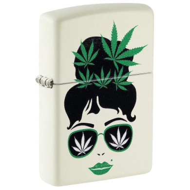 Запалка Zippo Cannabis Design Design Glow in the Dark 49837