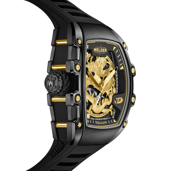 часовник welder dragon limited циферблат cotes de geneve черен стил classicwatches.bg