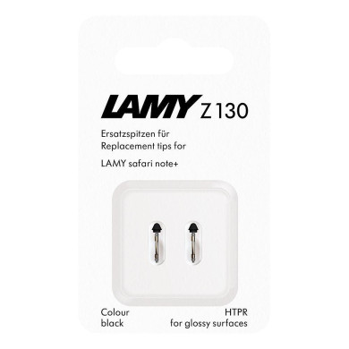 Сменяем връх Z130 за Lamy Safari Note+, 2 бр, черен цвят