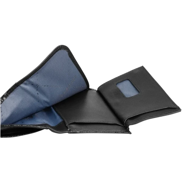 Калъф за карти и документи Bugatti - Secure Slim Carbon, 7 CC, черен