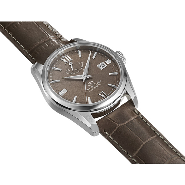 orient star contemporary автоматичен часовник с кожена каишка classicwatches.bg
