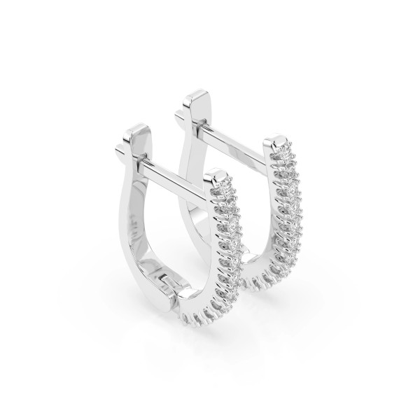 Cara обеци с диаманти 0.18 ct – ЗЛАТНО БИЖУ 14К K102-10076W/14K