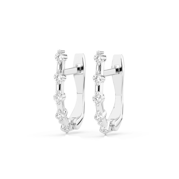 Cara обеци с диаманти 0.20 ct – ЗЛАТНО БИЖУ 14К K102-10145W/14K