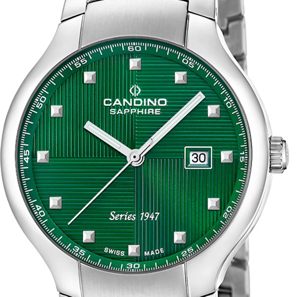 Мъжки швейцарски часовник candino c4792 2 със сапфир стъкло classicwatches.bg
