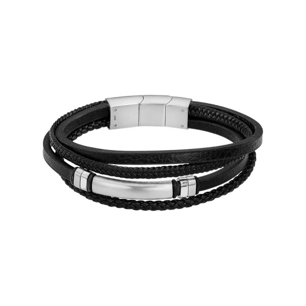 LOTUS STYLE IRON ROAD LEATHER BRACELET LS2589-2/1