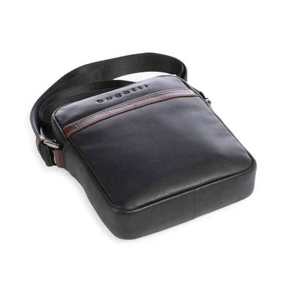 Чанта за рамо Bugatti - Corso Deluxe Crossbody, черна