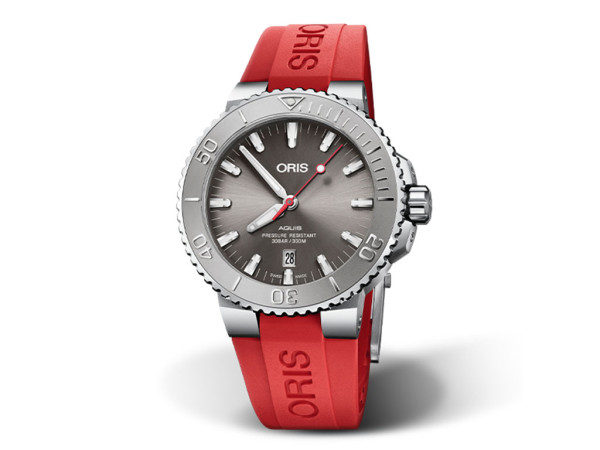 ORIS AQUIS DIVING DATE 43.5 MM MEN'S WATCH 733 7730 4153-07 4 24 66EB