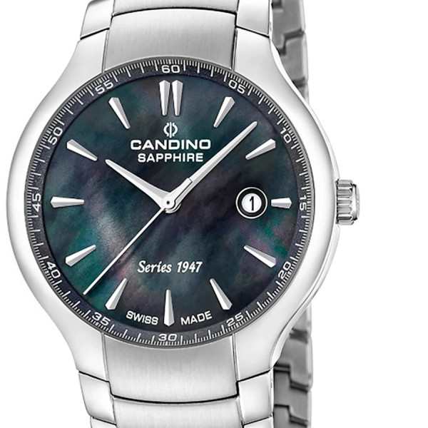 Дамски швейцарски часовник candino c4793 2 със сапфир стъкло classicwatches.bg
