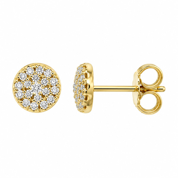 Cara Diamanti gold earrings with diamonds BB0423Y/0.21ctsSI/H