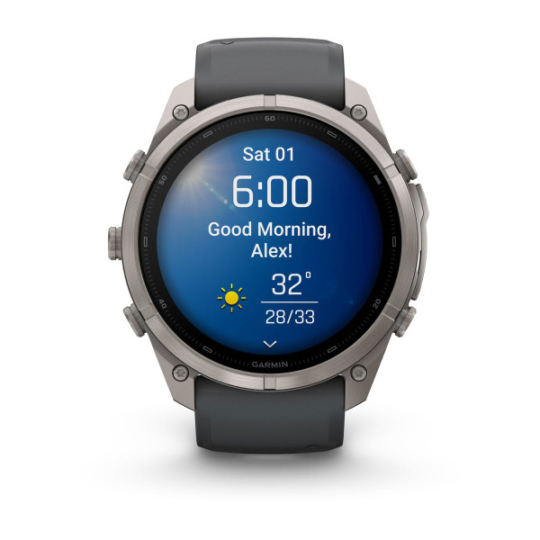 Garmin Fenix 9 Pro Titanium с Graphite/Black силиконова каишка 010-04337-26