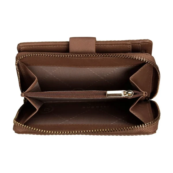 Дамски портфейл Bugatti - Noemi M, RFID защита, кафяв