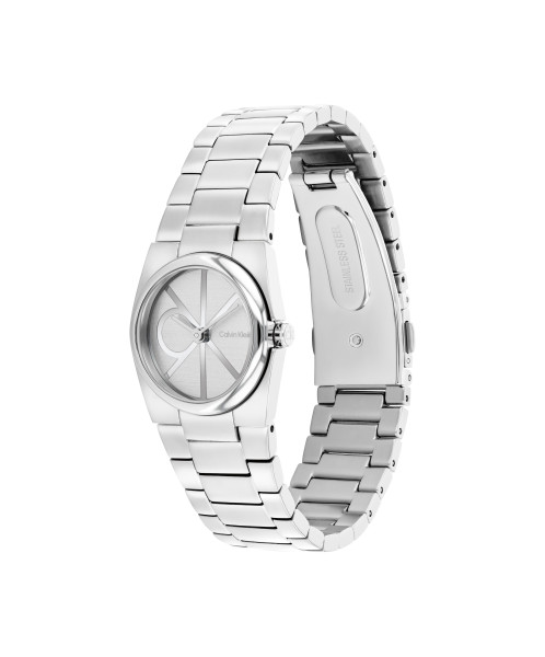 часовник calvin klein 25100126 дамски сребрист циферблат classicwatches.bg