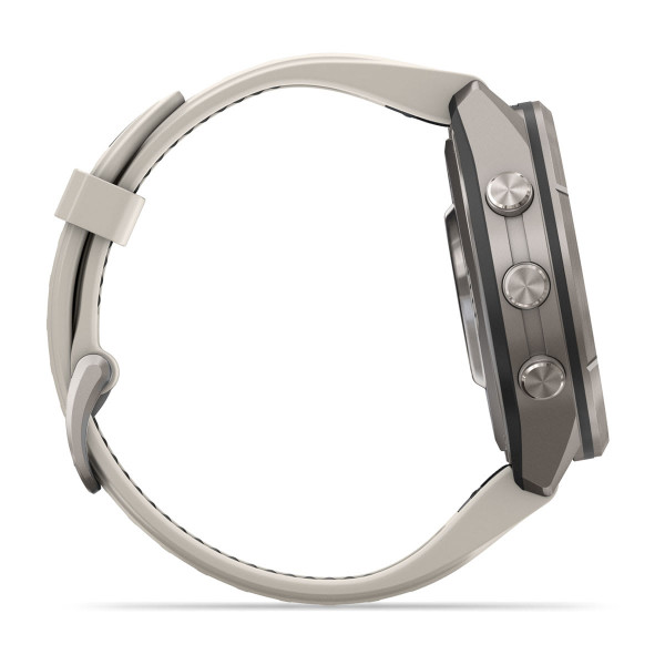 Garmin Fenix 9 Pro inReach Titanium с Fog Grey/Dark Sandstone силиконова каишка 010-04335-81