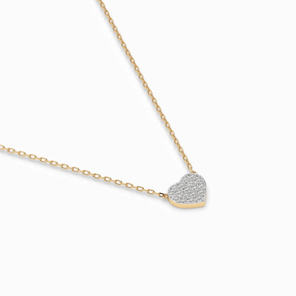 Cara колие с диаманти 0.09 ct – ЗЛАТНО БИЖУ 14К K104-10059Y/14K