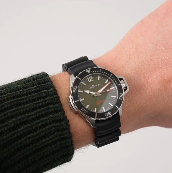 Hamilton Khaki Navy Frogman H77455360