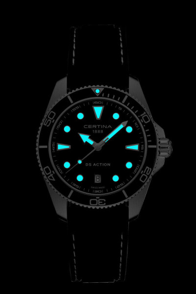 certina дайвър часовник 300m каучукова каишка classicwatches.bg