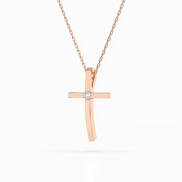 CARA DIAMANTI Златно колие с диаманти K104-10031R