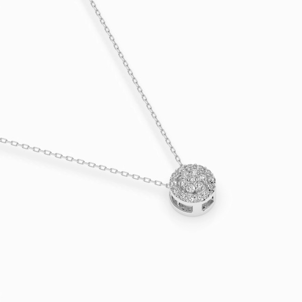Cara колие с диаманти 0.08+0.07 ct – ЗЛАТНО БИЖУ 14К K104-10038W/14K