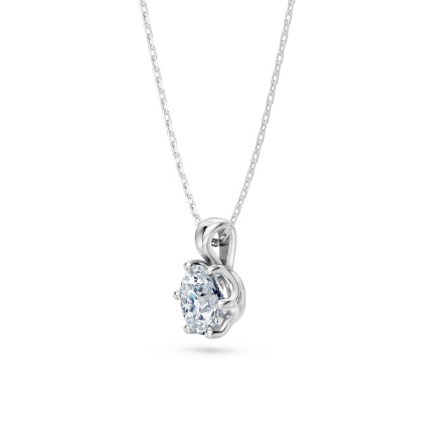 Cara колие с диамант 0.70 ct GIA сертификат – ЗЛАТНО БИЖУ 14К K104-10004W(5.7)/14K