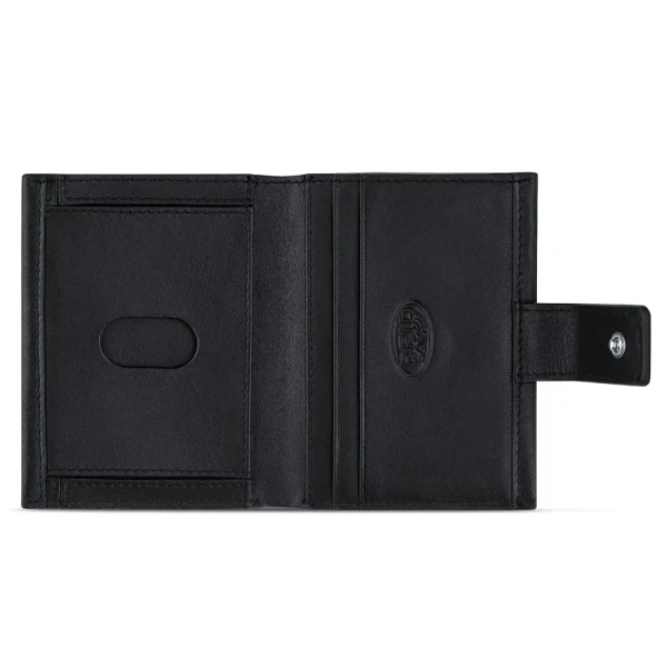 Мъжки портфейл Bugatti - Romeo Mini, с RFID защита, черен