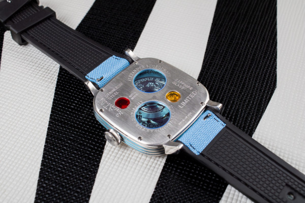 Часовник ALEXANDER SHOROKHOFF Kandy Avantgarde Blue 41x41mm LIMITED EDITION 50PCS  AS.KD-AVG-B 