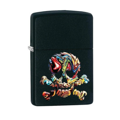 Запалка Zippo 3D Skull Sea of Thieves Pirate Black Matte Design 49187