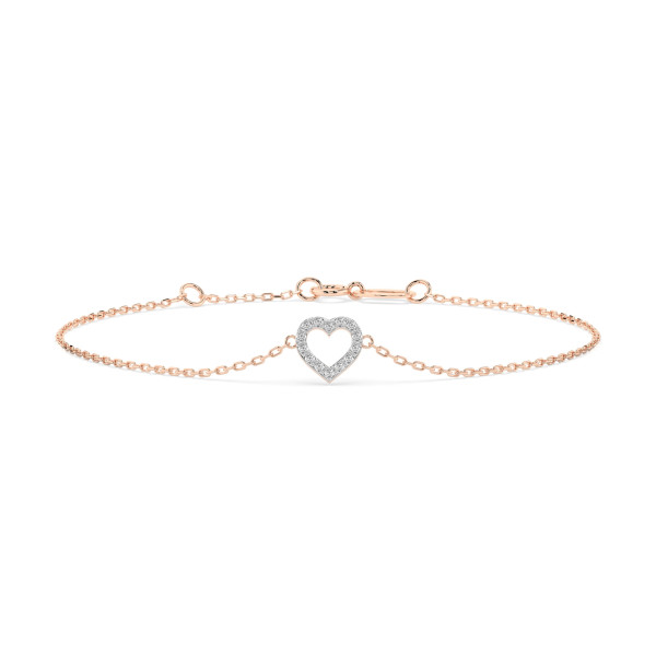 Cara гривна с диаманти 0.07 ct – ЗЛАТНО БИЖУ 14К K105-10005R/14K
