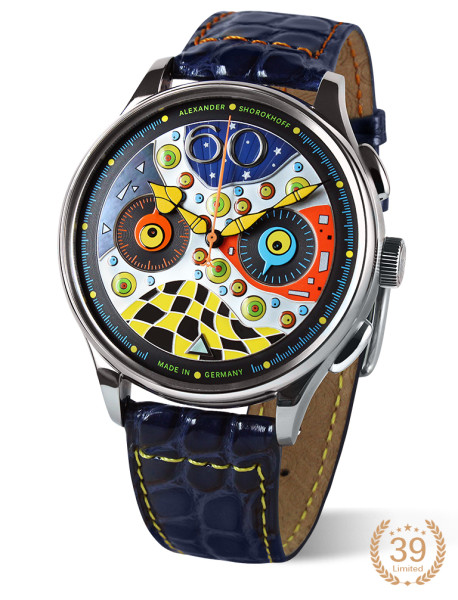 ALEKSANDER SHOROKHOFF CRAZY EYES CHRONO 42MM LIMITED EDITION AS.LCD-CRS03-A