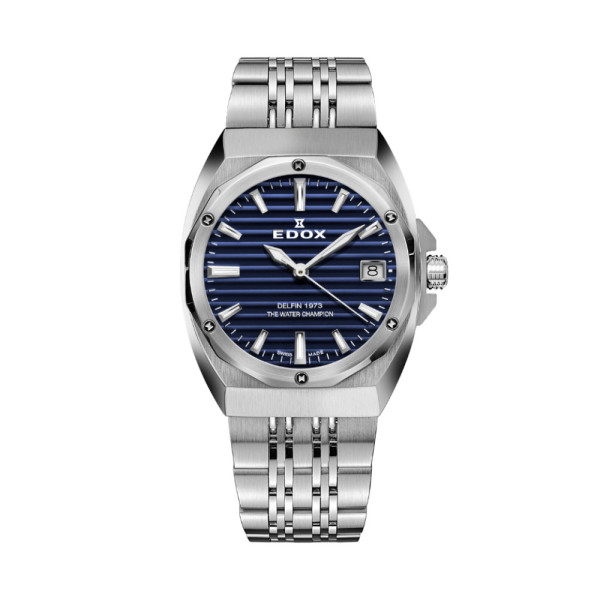 Edox Delfin 1973 Date 50504-3M-BUIN