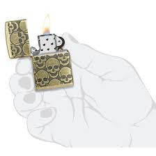 Запалка Zippo - Cackling Cranium Design