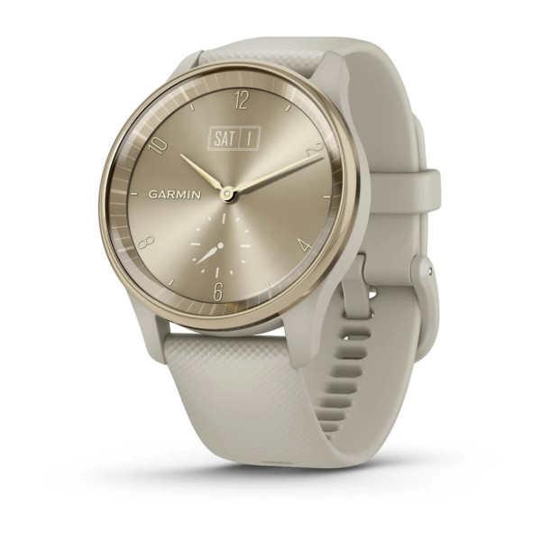 GARMIN VÍVOMOVE® TREND CREAM GOLD/FRENCH GRAY 40MM  010-02665-02