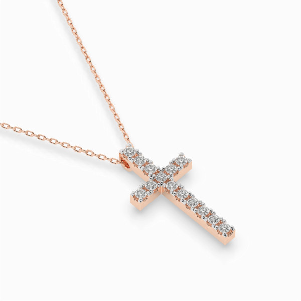 Cara колие с диаманти 0.20 ct – ЗЛАТНО БИЖУ 14К K104-10025R/14K