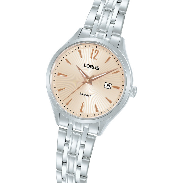 Lorus RJ297BX9 дамски часовник със светъл циферблат и дата – ClassicWatches.bg