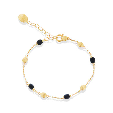 NANIS DANCING MYSTERY BLACK ONYX ГРИВНА ОНИКС BN4-587